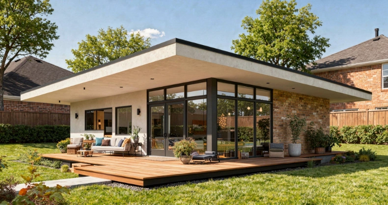 Custom ADU design and build planning project in Dallas Texas